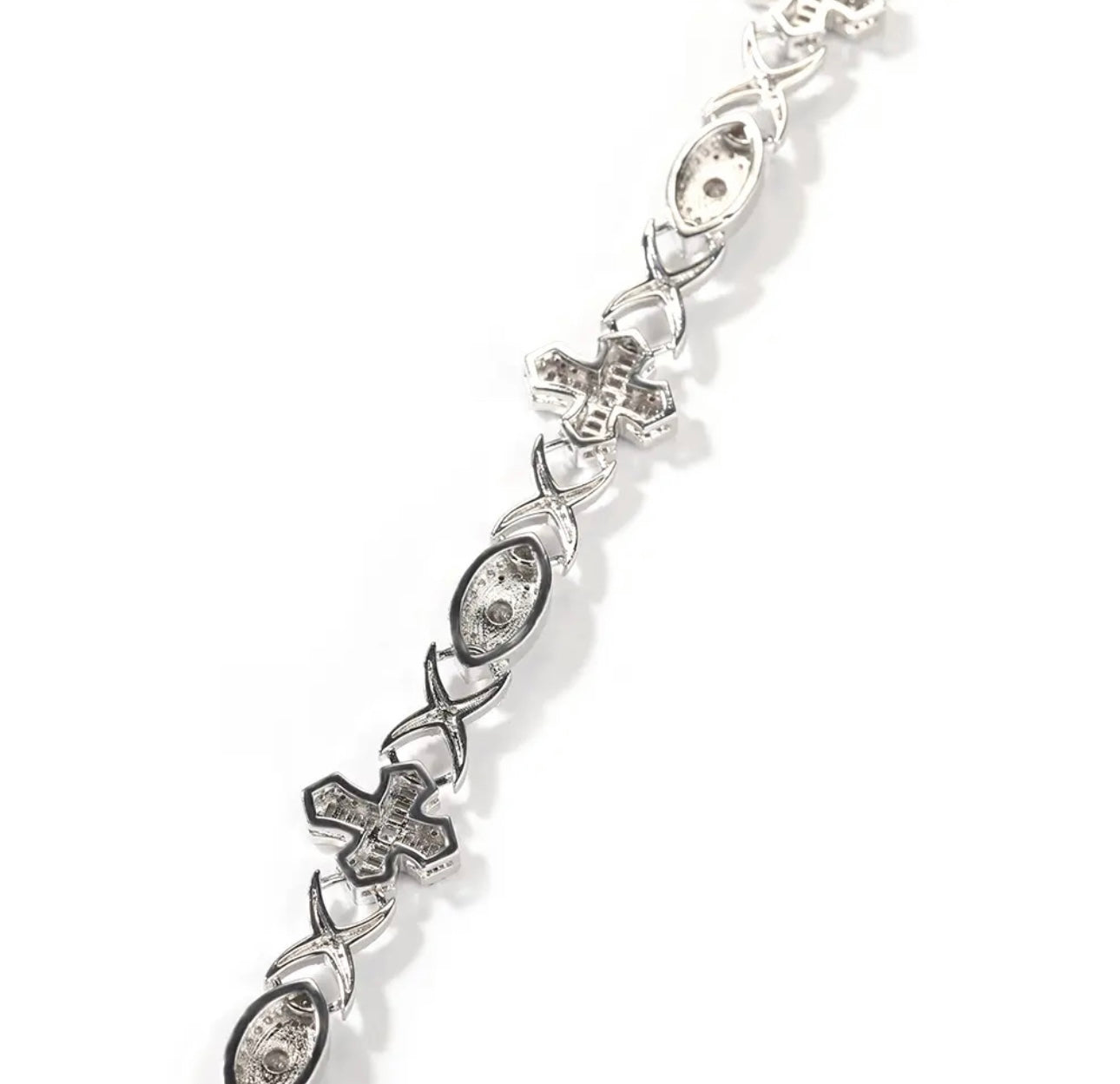 CROSS EYE BRACELET- 14 mm infinity cross eye bracelet