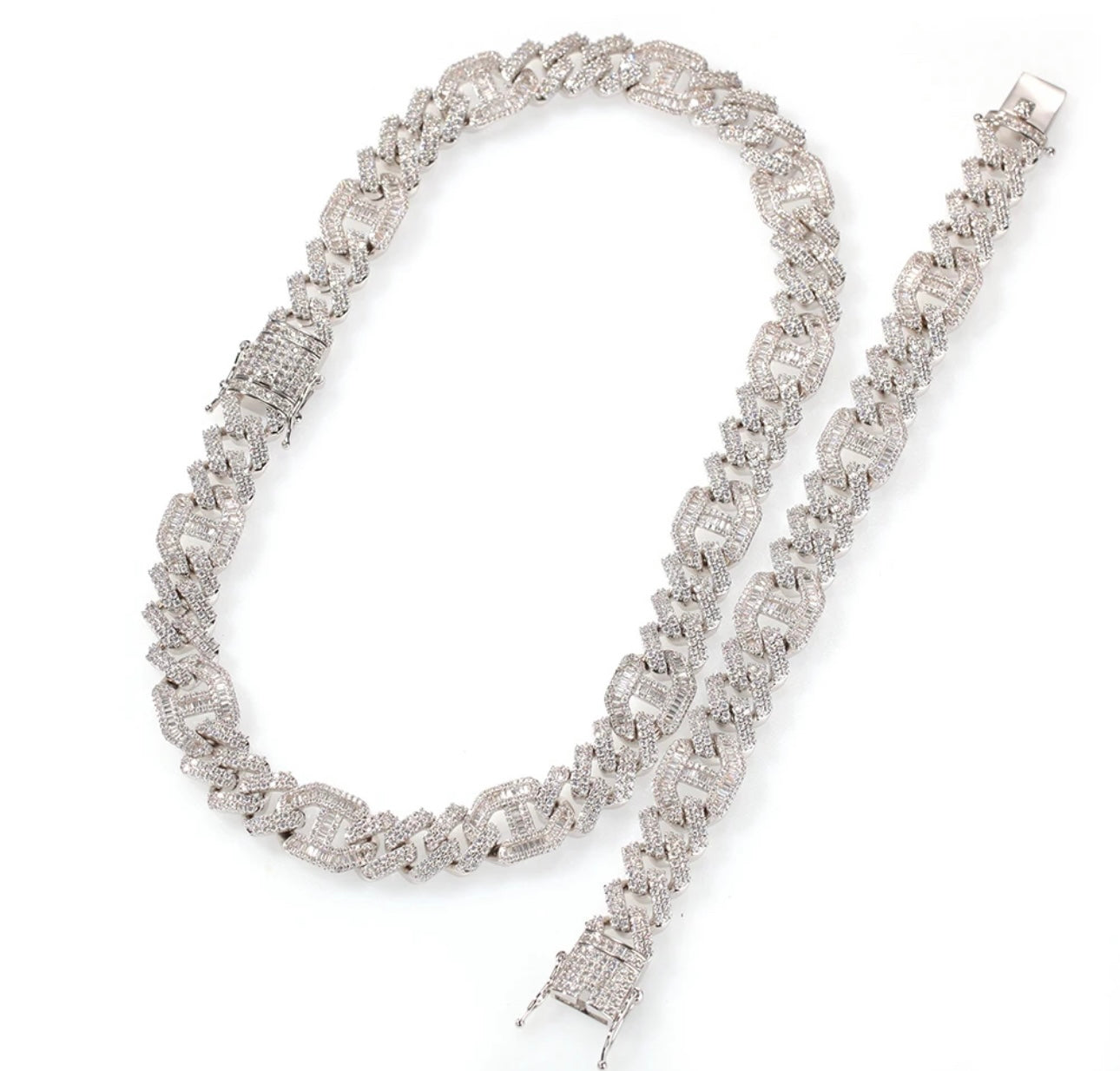 FIGARO BRACELET- 14 mm Figaro Cuban link bracelet