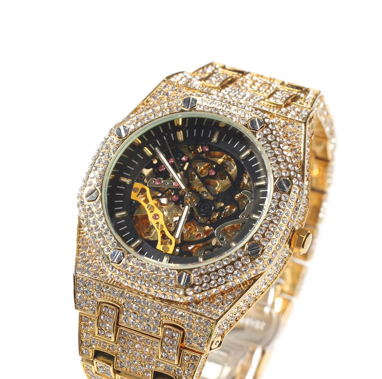 OPEN WORKED- 4.7 cm Open-worked luxury watch