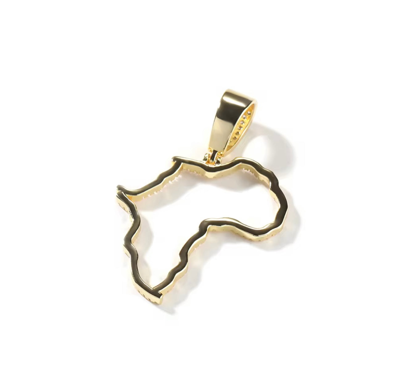 MOTHER- 5.9 cm Continent of Africa pendant