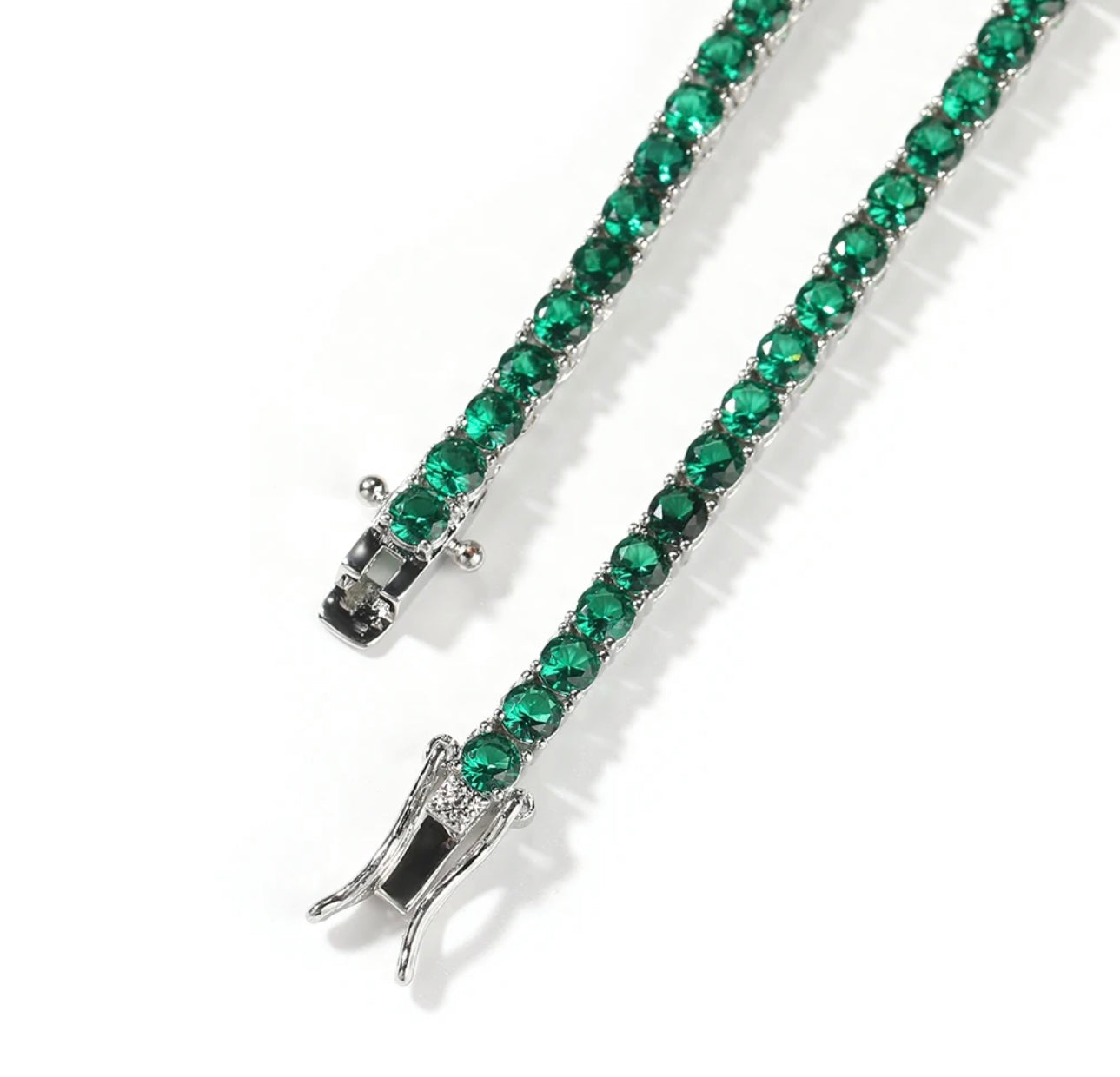 SEEING GREEN - 2 mm Green tennis chain