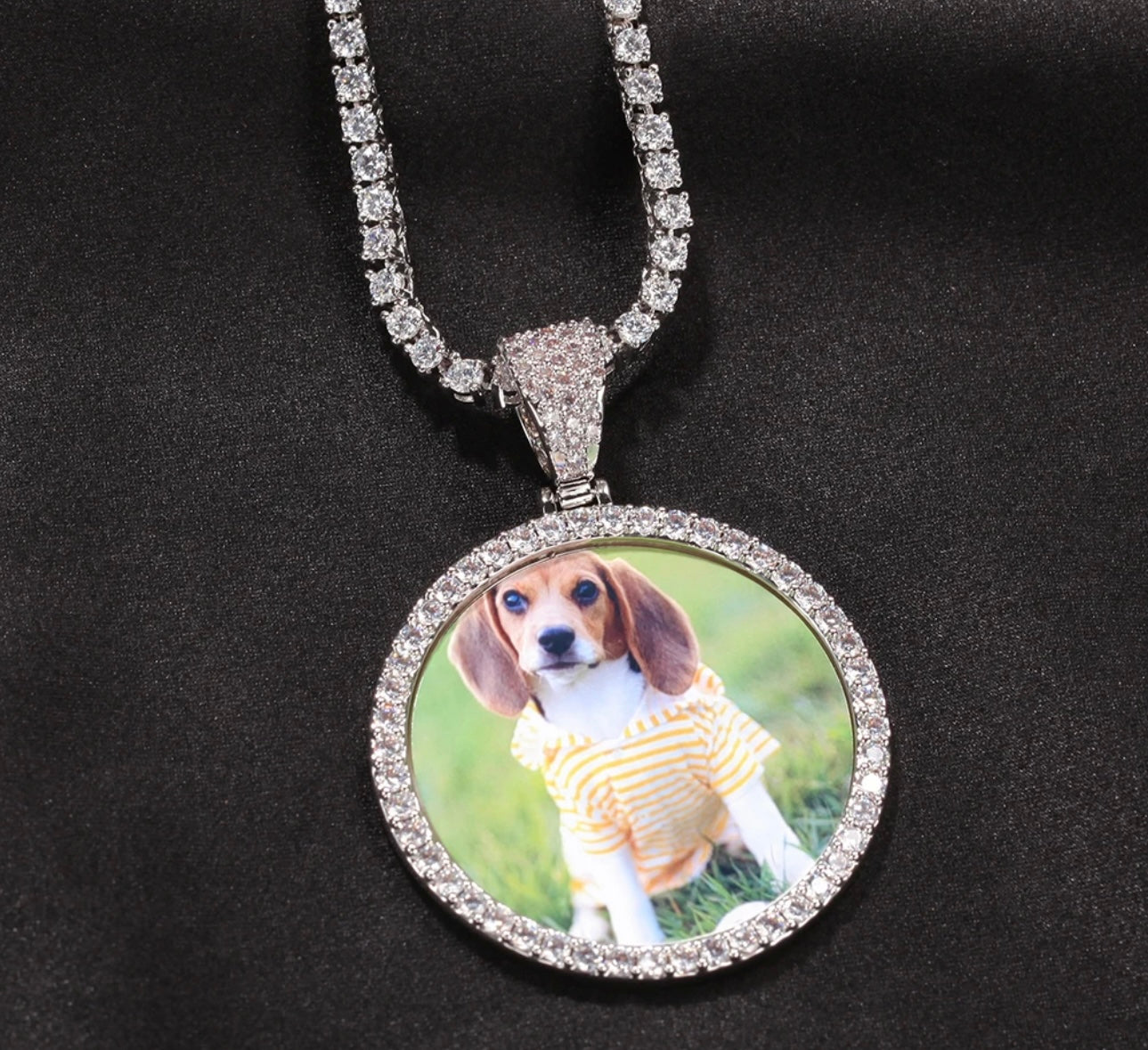 PICTURE ME ROLLIN 2.0- 6.2 cm Round frame photo pendant