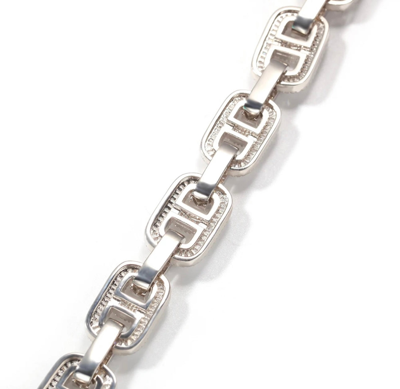 PESOS & POUNDS BRACELET- 15 mm Baguette Coffee bean bracelet