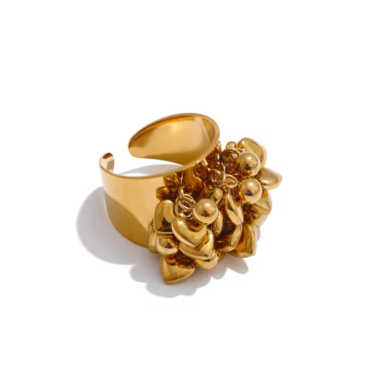 MANY HEARTS- Stainless Steel, heart ring