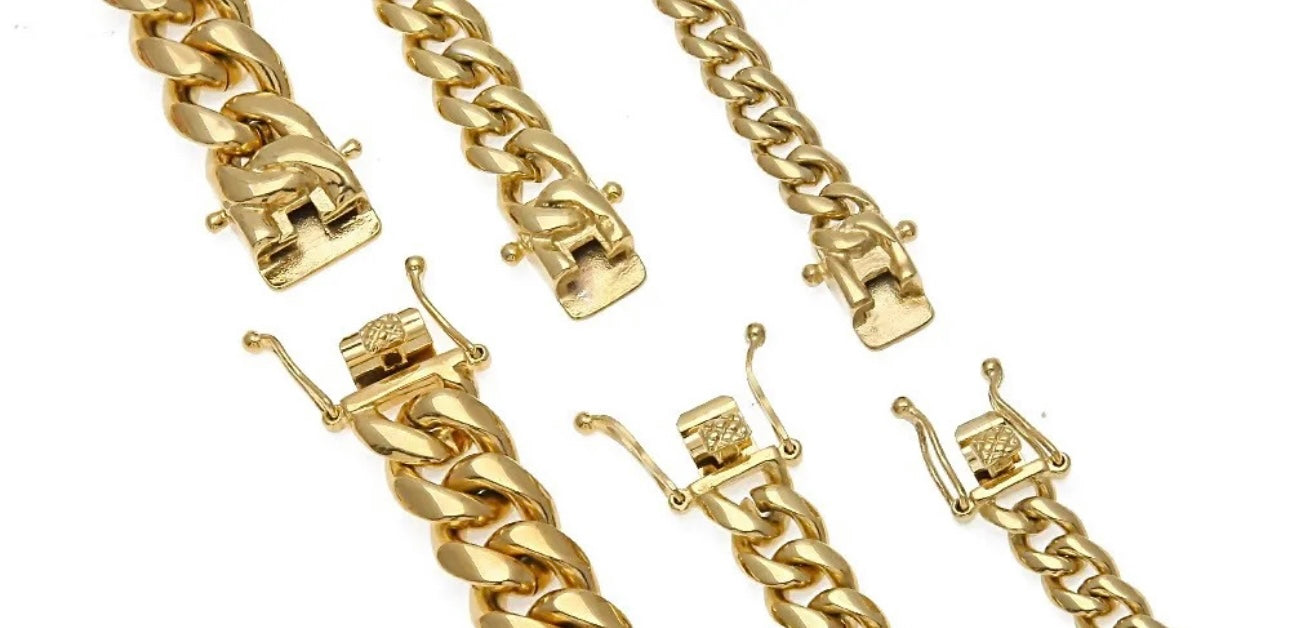 PLAIN JANE BRACELET- Stainless steel style Cuban link