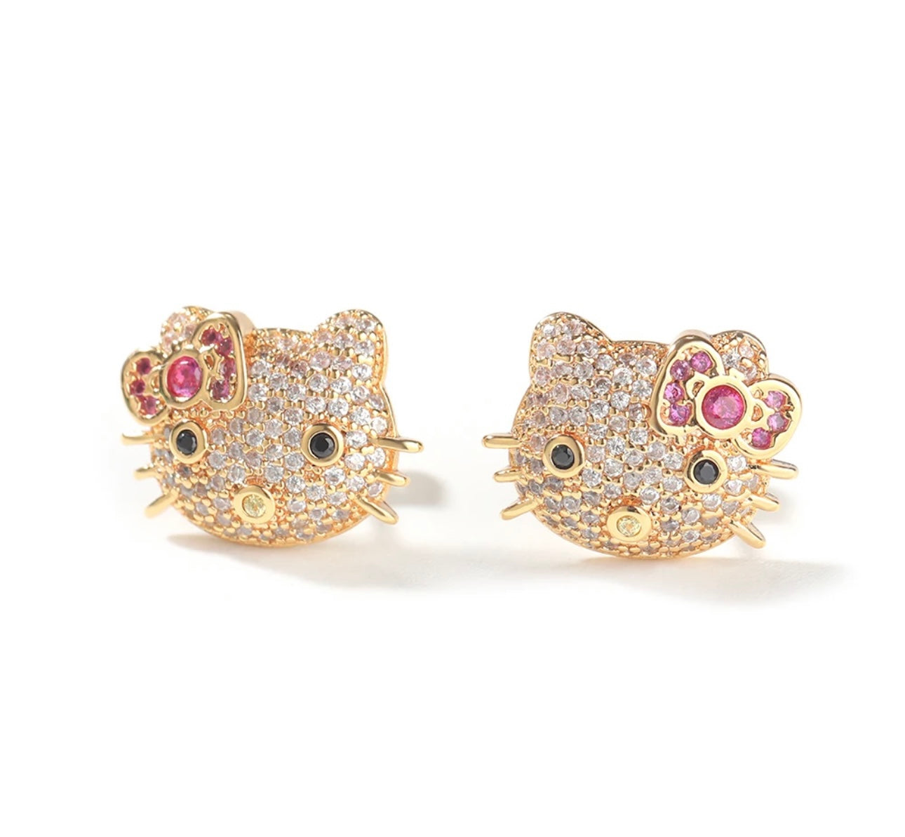 ICY KITTY EARRINGS