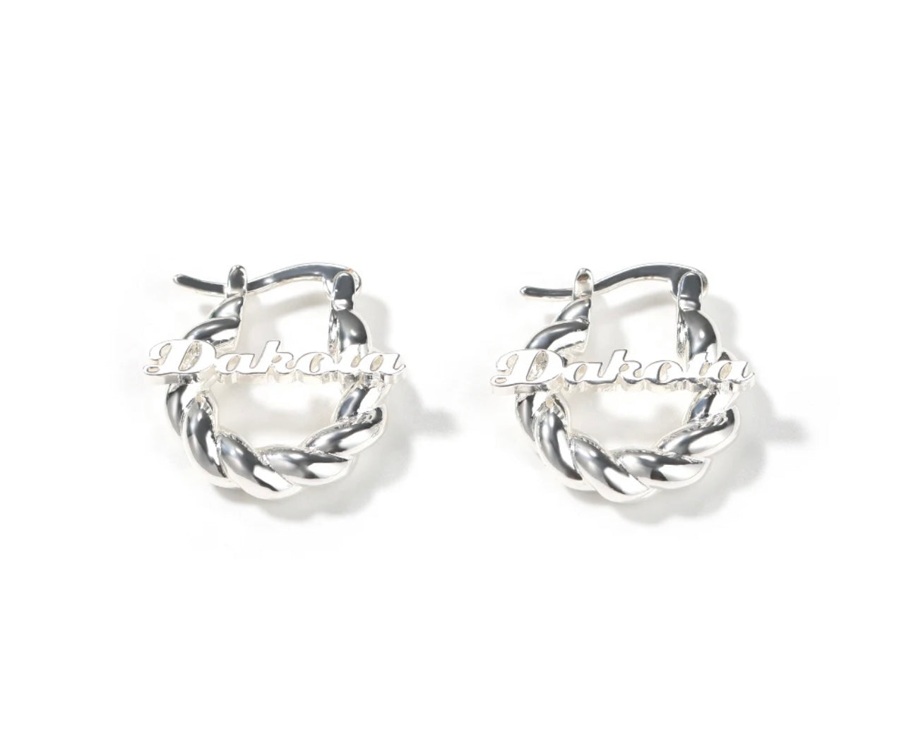 MINI BAMB - 18 mm Mini twist hoop earrings