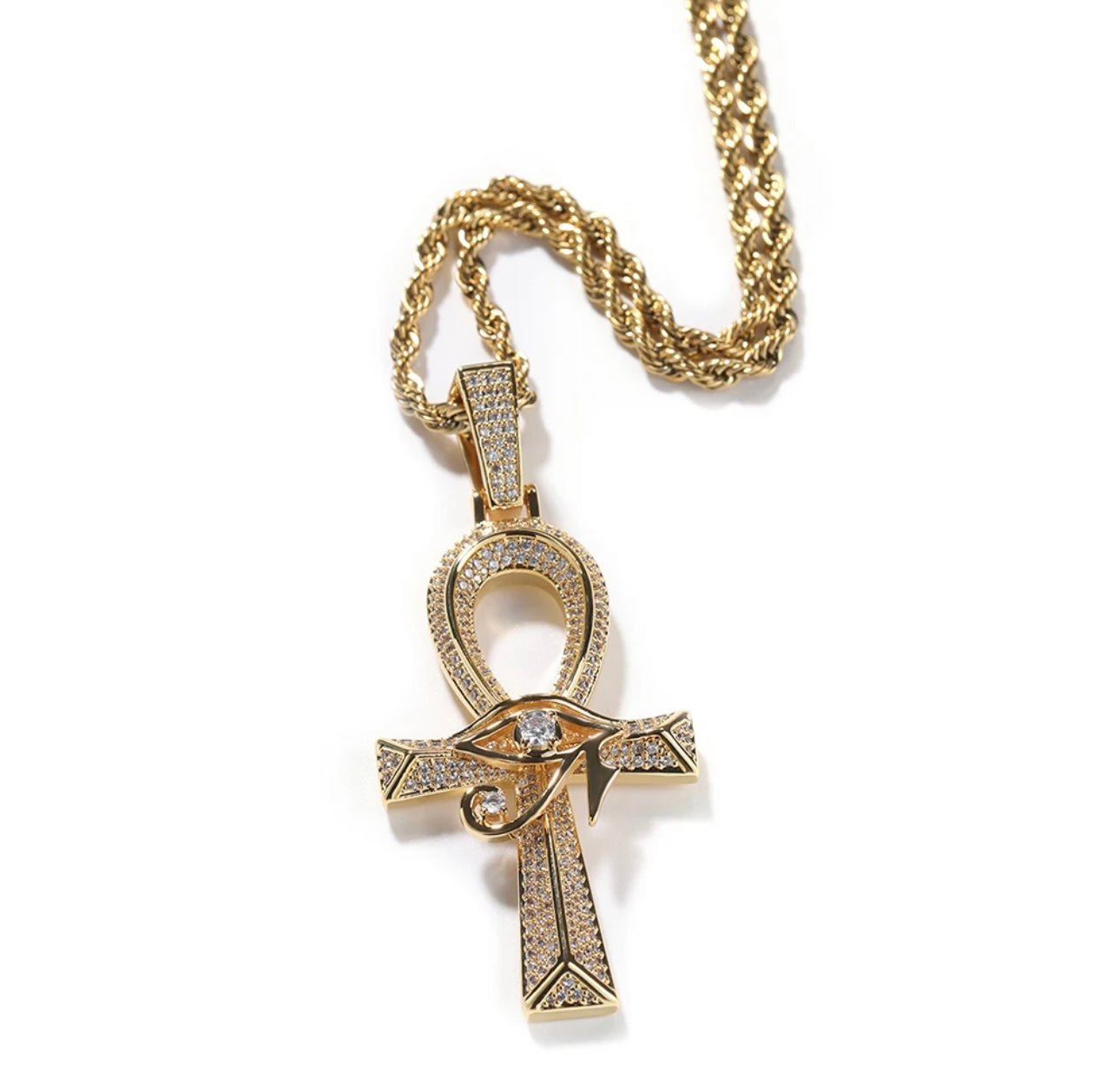HORUS - 6.2 cm Ankh pendant with eye of Horus