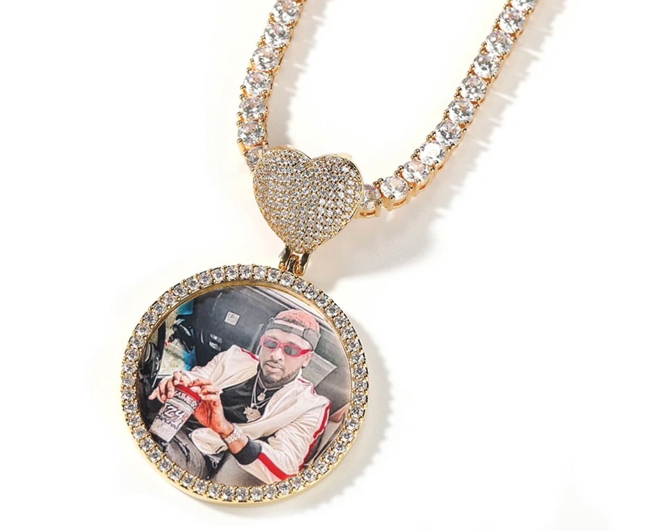 PICTURE ME ROLLIN- 3.5 cm Heart hook, photo pendant