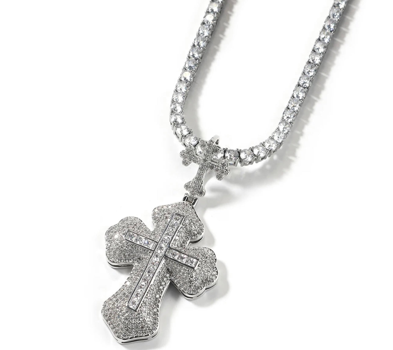 CROSS HOOK- 6.9 cm Cross hook pendant