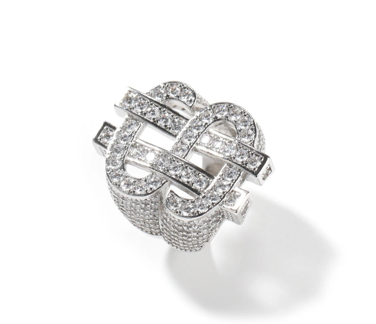 Dollar$$$- 29 mm Dollar sign ring