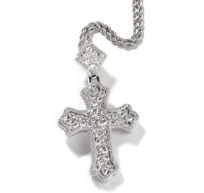 CROSS PATONCE- 8.1 cm Patonce cross pendant