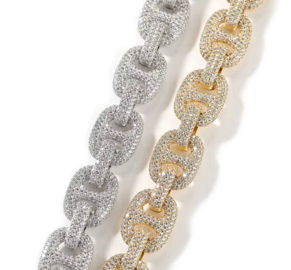 PESOS NO POUNDS- 16 mm Icy Coffee bean chain