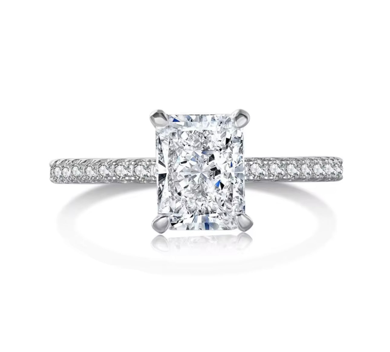 SOLITAIRE- Large center stone ring