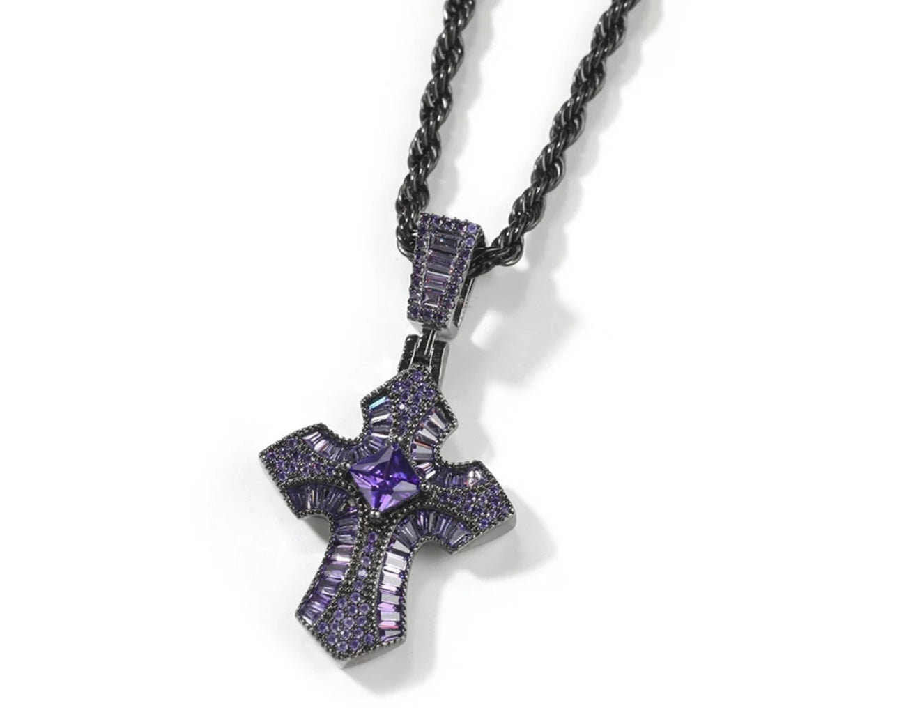 CRUX- 4.2 cm mini 3D cross pendant