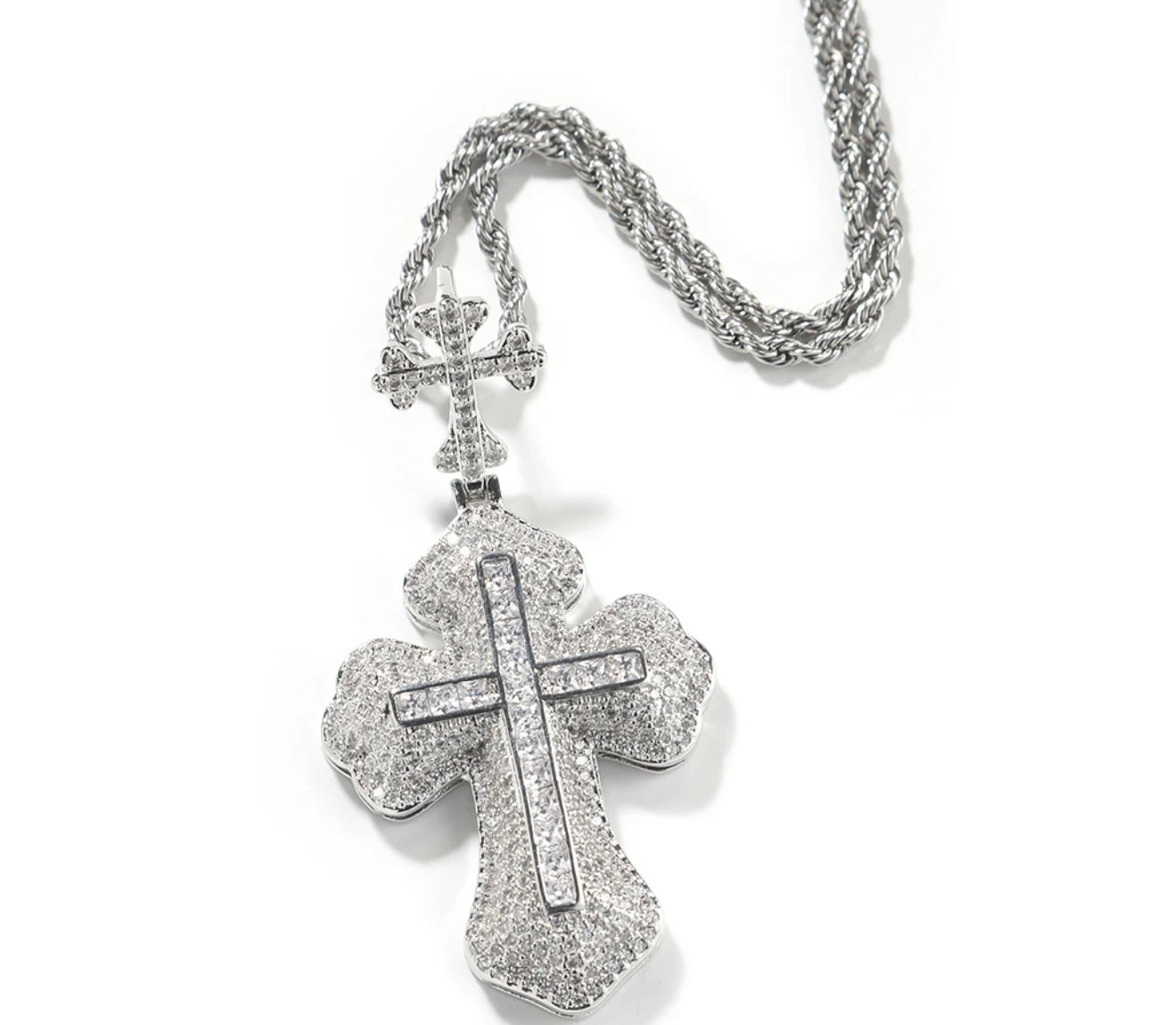 CROSS HOOK- 6.9 cm Cross hook pendant