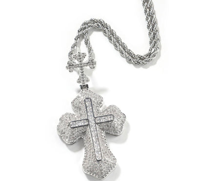 CROSS HOOK- 6.9 cm Cross hook pendant