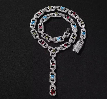FIRE & ICE - 11 mm Icy Gemstone chain