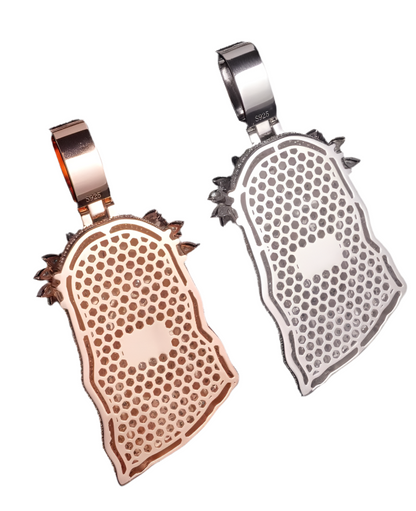 MOIS ZEUS - Icy Moissanite Jesus Pendant