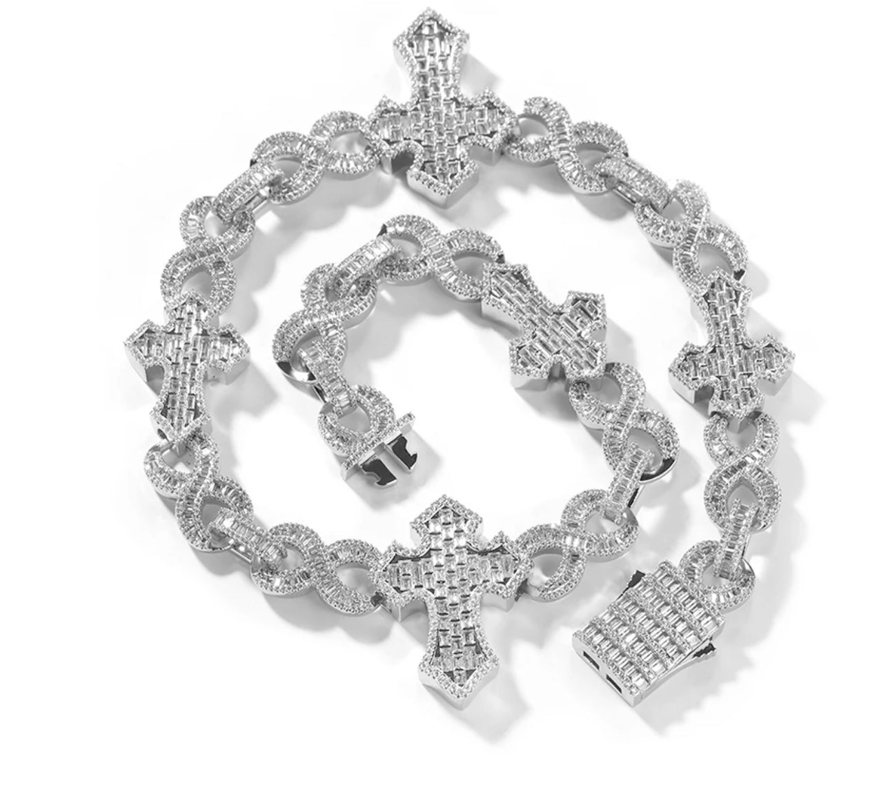 FIVE - 15 mm Infinity link cross cuban