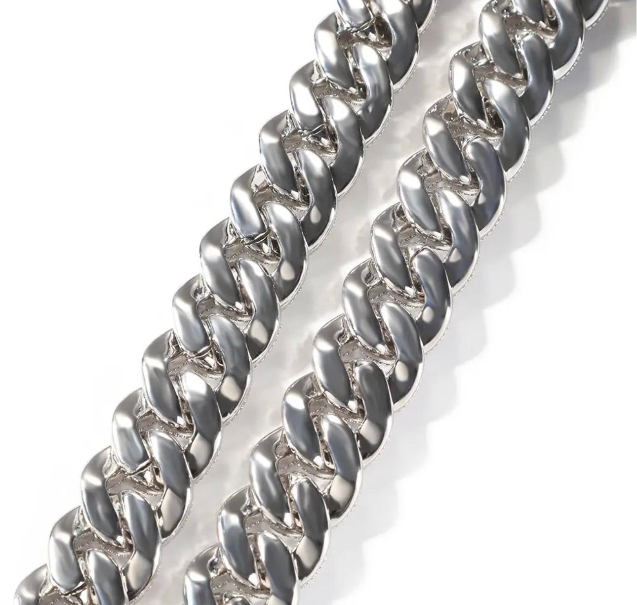 RIZZ- 20 mm Glow-in-the-dark  Cuban Link