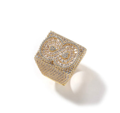 NUGGET- 26 mm 3D letter/ number ring