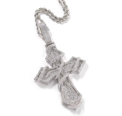 THORN & GRACE - 3D cross pendant