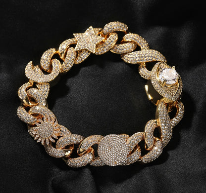 GALAXY- 16 mm Eye-lock planet bracelet