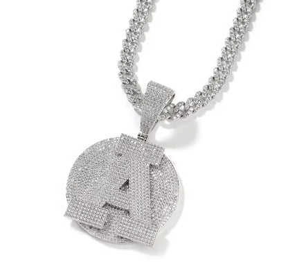 ROUNDS- 5.3 cm Custom round letter pendant