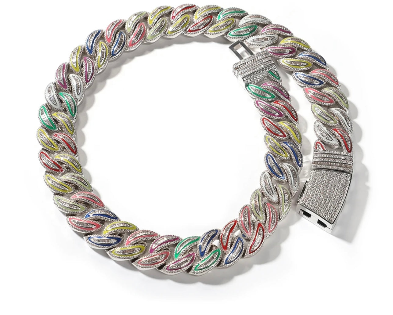 RIZZ- 20 mm Glow-in-the-dark  Cuban Link