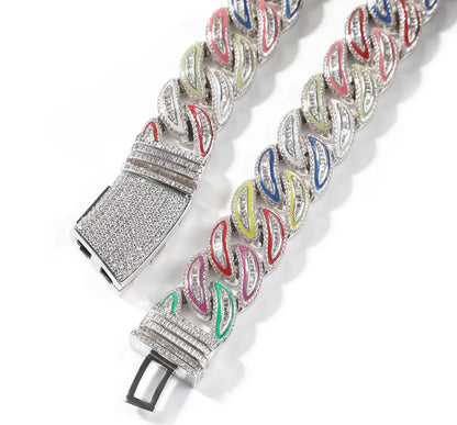 RIZZ- 20 mm Glow-in-the-dark  Cuban Link