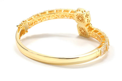 SQUARE BIZ- 6.4 cm Square bangle bracelet