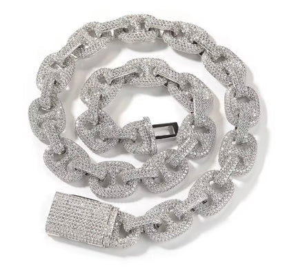 PESOS NO POUNDS- 16 mm Icy Coffee bean chain