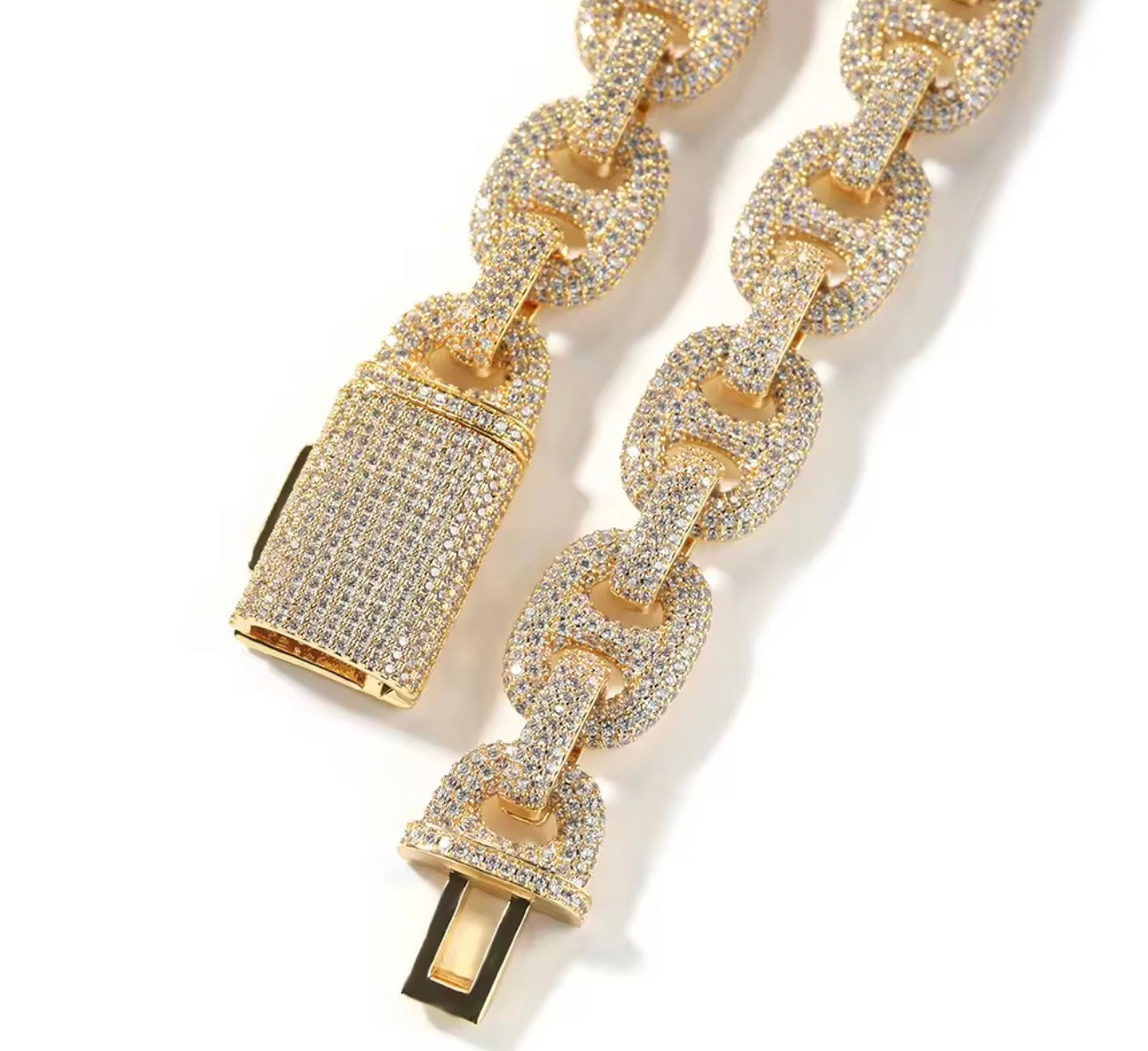 PESOS NO POUNDS- 16 mm Icy Coffee bean chain