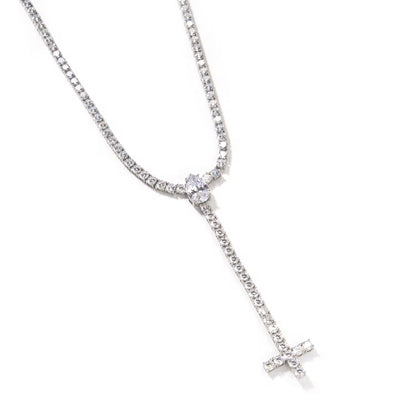 DROP DOWN - Tear drop tennis chain