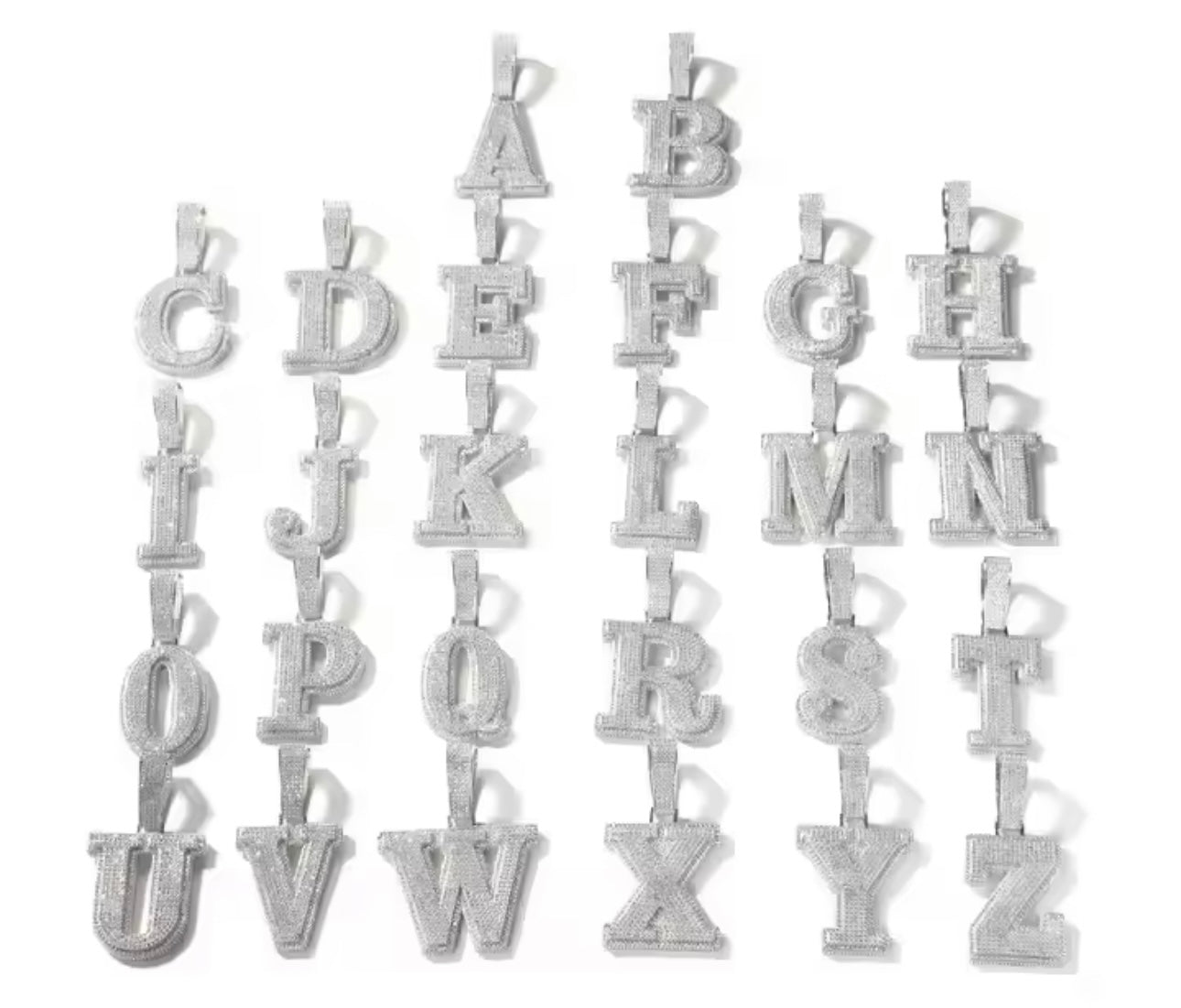 BIGG- 8.3 cm single letter pendant