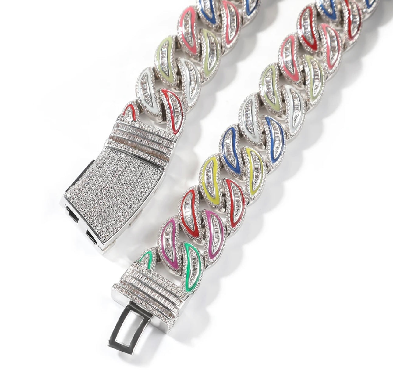 RIZZ- 20 mm Glow-in-the-dark  Cuban Link