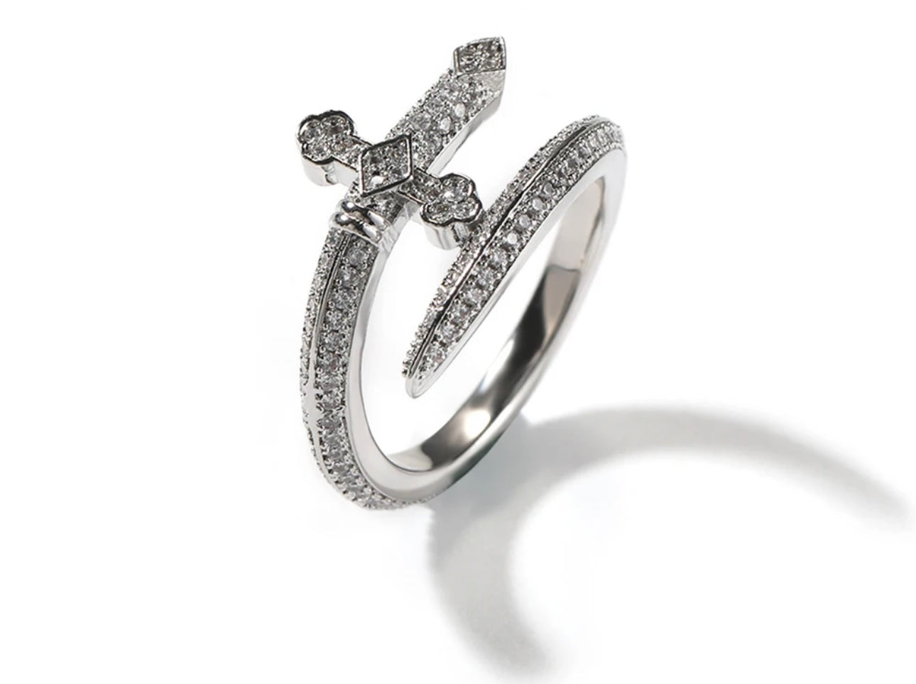 CROSS OVER- 3.5 mm Mini cross/ sword ring