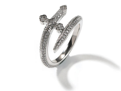 CROSS OVER- 3.5 mm Mini cross/ sword ring