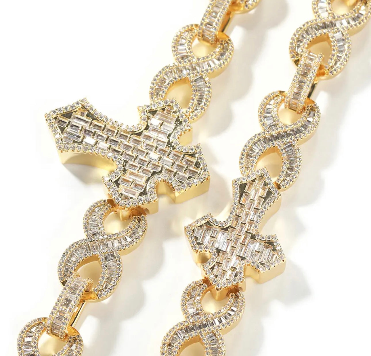 FIVE - 15 mm Infinity link cross cuban