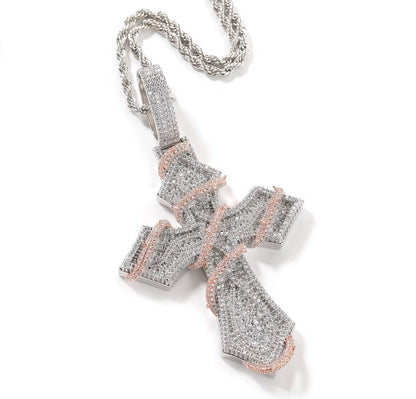 THORN & GRACE - 3D cross pendant