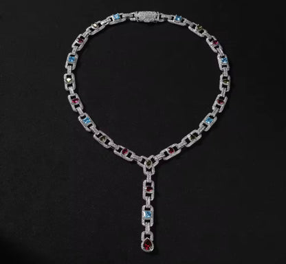 FIRE & ICE - 11 mm Icy Gemstone chain
