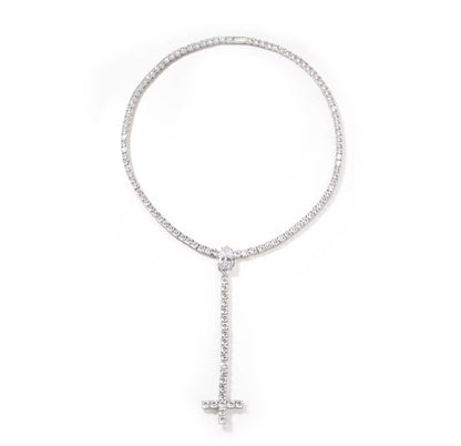 DROP DOWN - Tear drop tennis chain