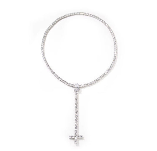 DROP DOWN - Tear drop tennis chain