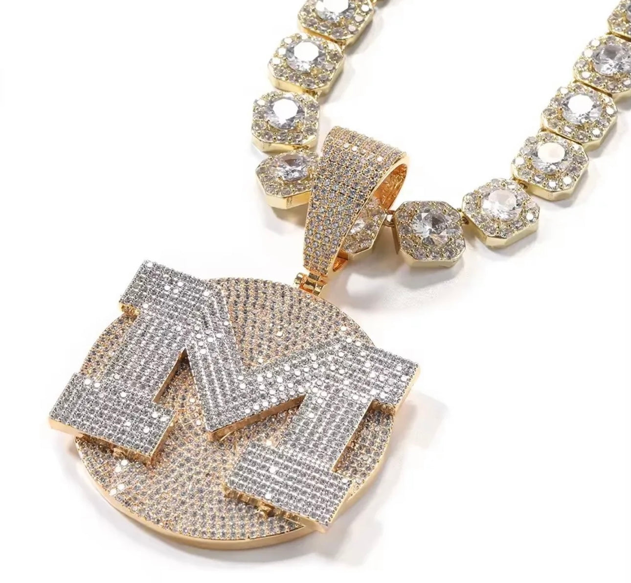 ROUNDS- 5.3 cm Custom round letter pendant