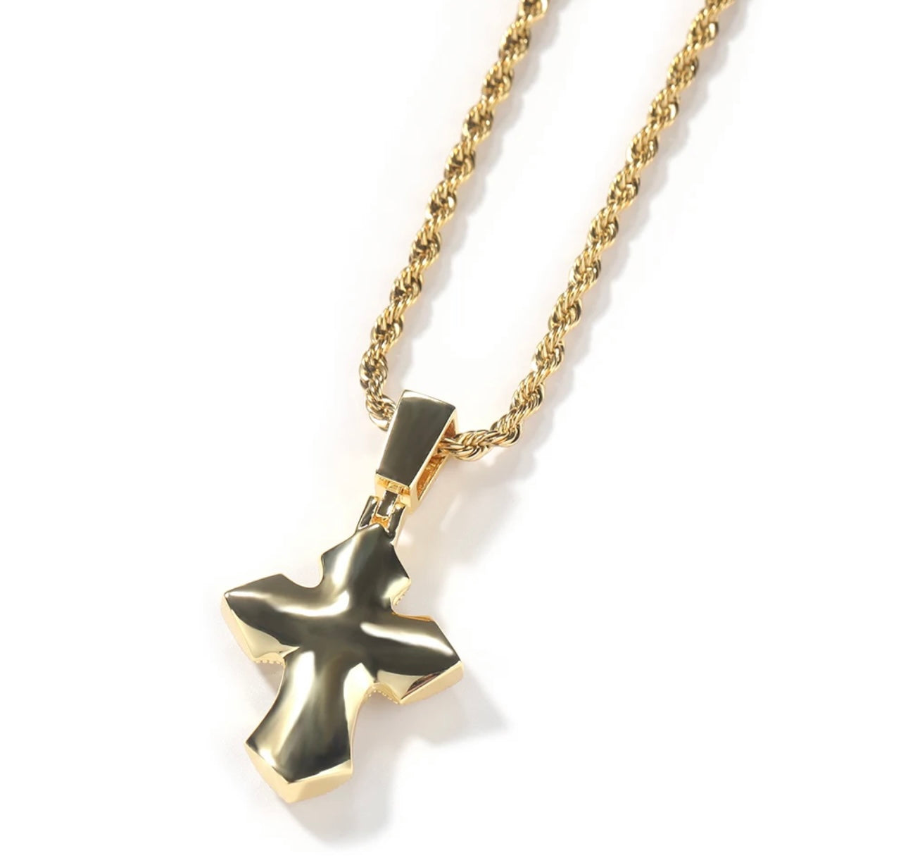 CRUX- 4.2 cm mini 3D cross pendant