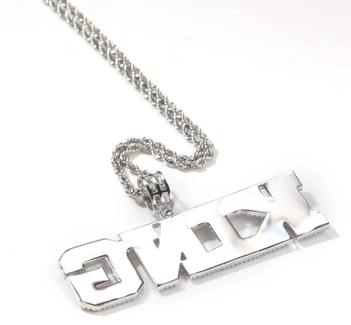 TWENTY-FIVE- Custom name/number pendant