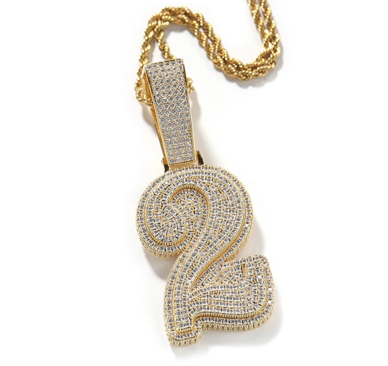 NUMERO- 8.2 cm Number pendant