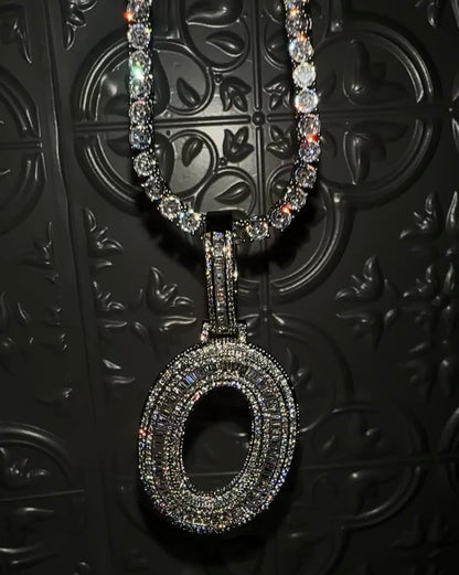 BIGS- Baguette letter pendant
