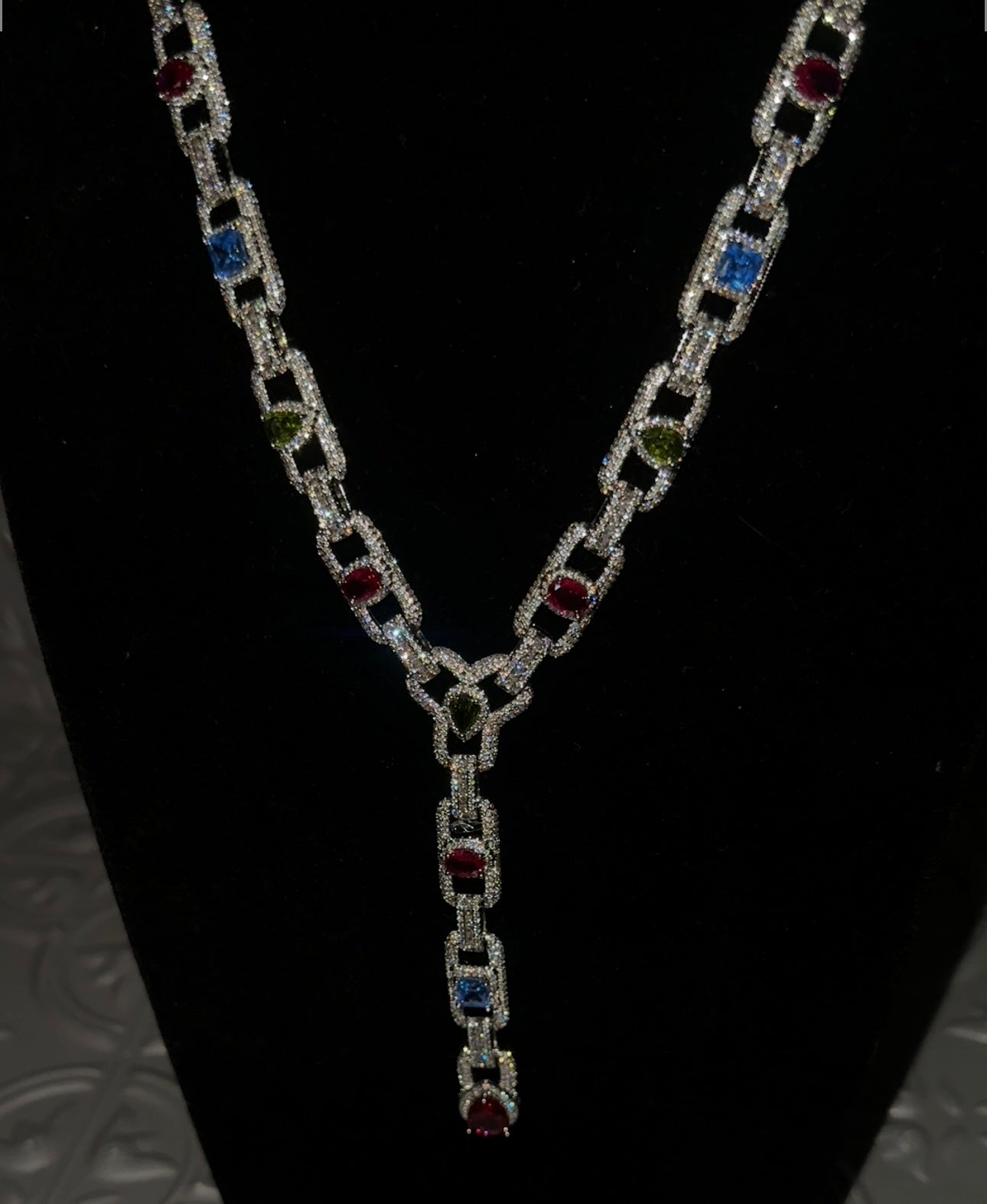 FIRE & ICE - Gemstone chain